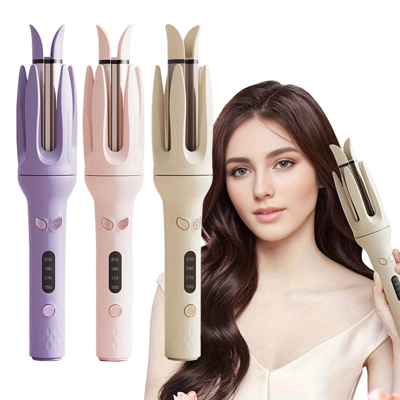 Streamline  Hair Curler 28mm Hair Stick Rotating Curl Waves Anti-Tangle Curling Iron Styler