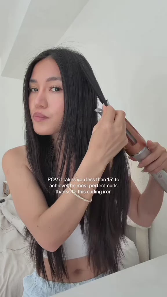 Streamline  Hair Curler 28mm Hair Stick Rotating Curl Waves Anti-Tangle Curling Iron Styler